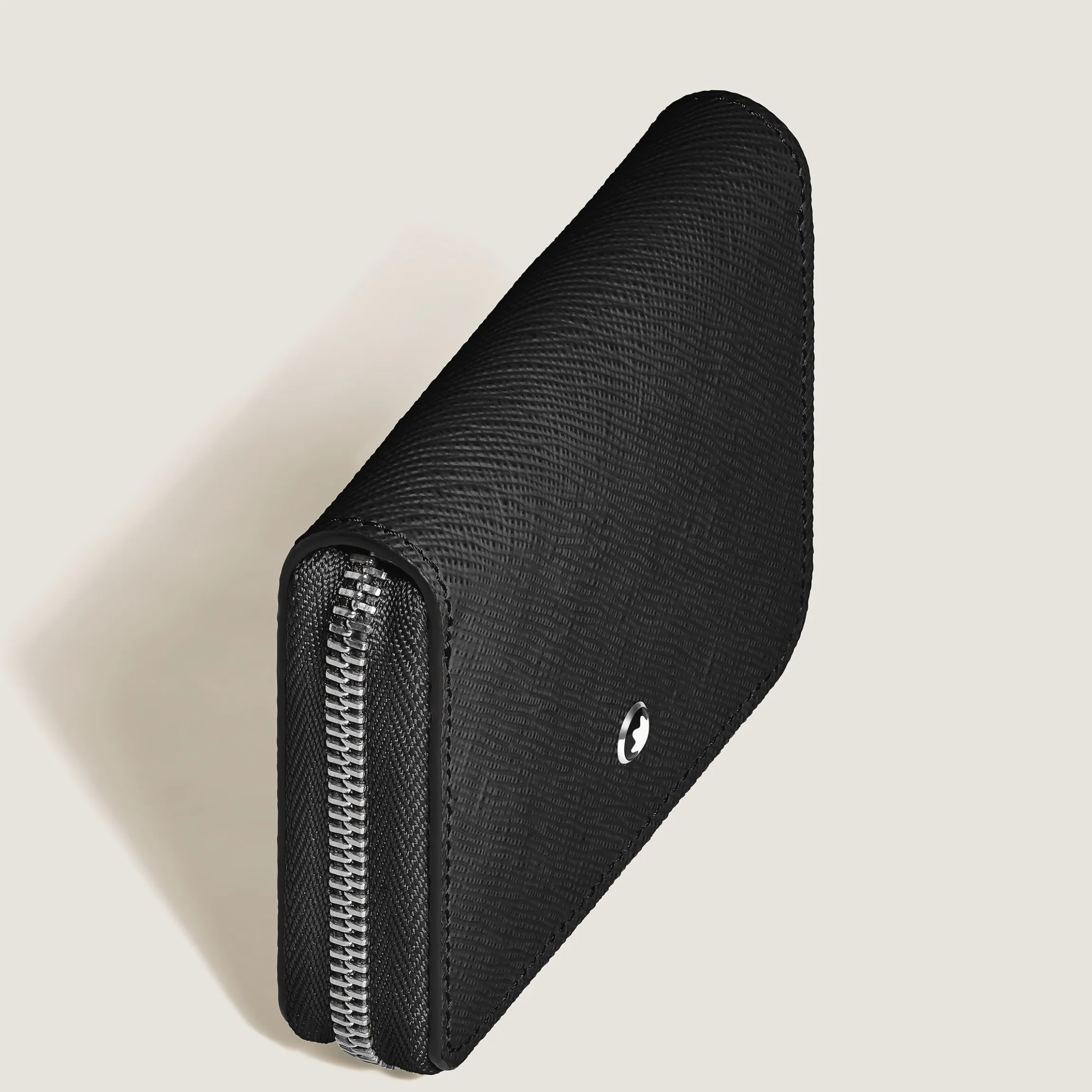 Mini Wallet 2cc with Zip in Sartorial Leather