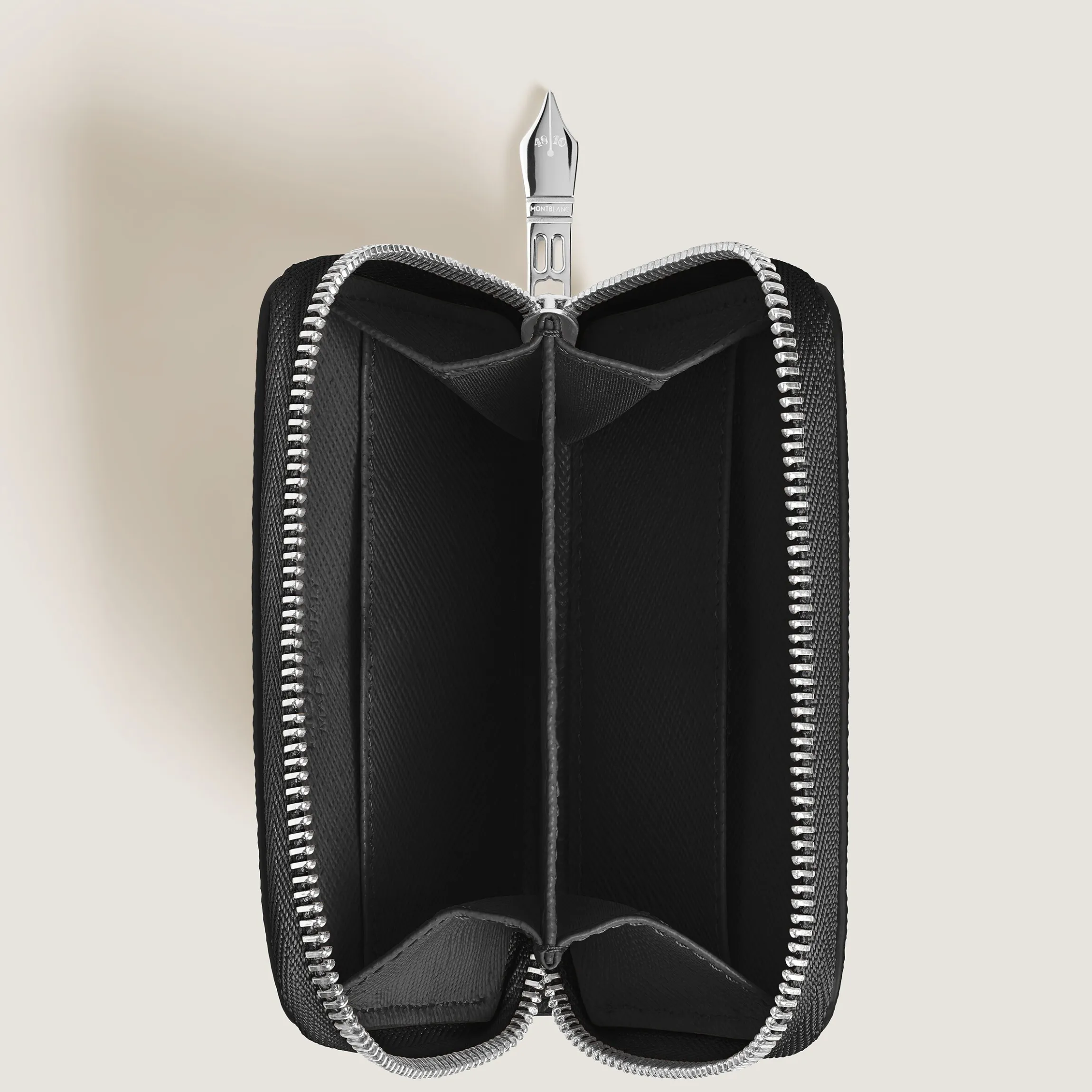 Mini Wallet 2cc with Zip in Sartorial Leather