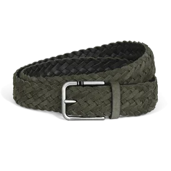 35 mm Belt in Suede with Square Meisterstück Buckle L