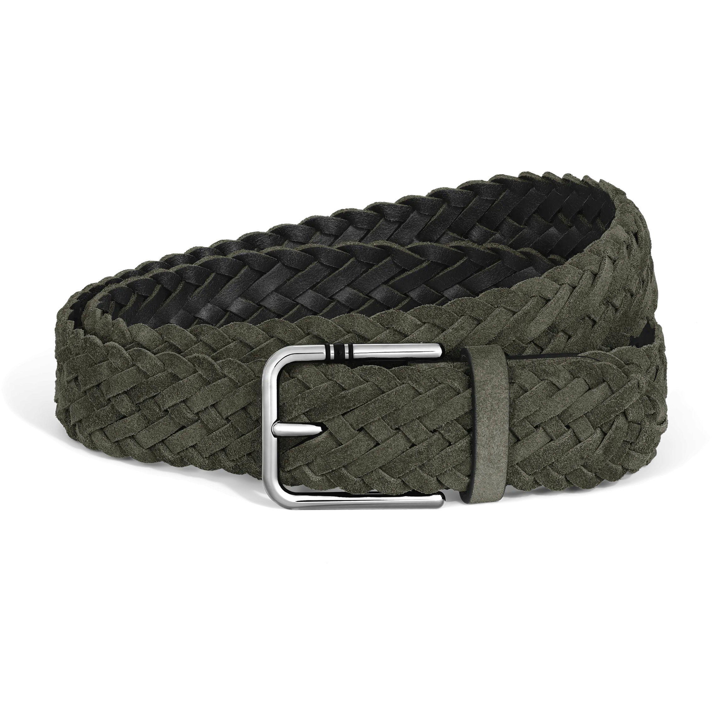 35 mm Belt in Suede with Square Meisterstück Buckle L