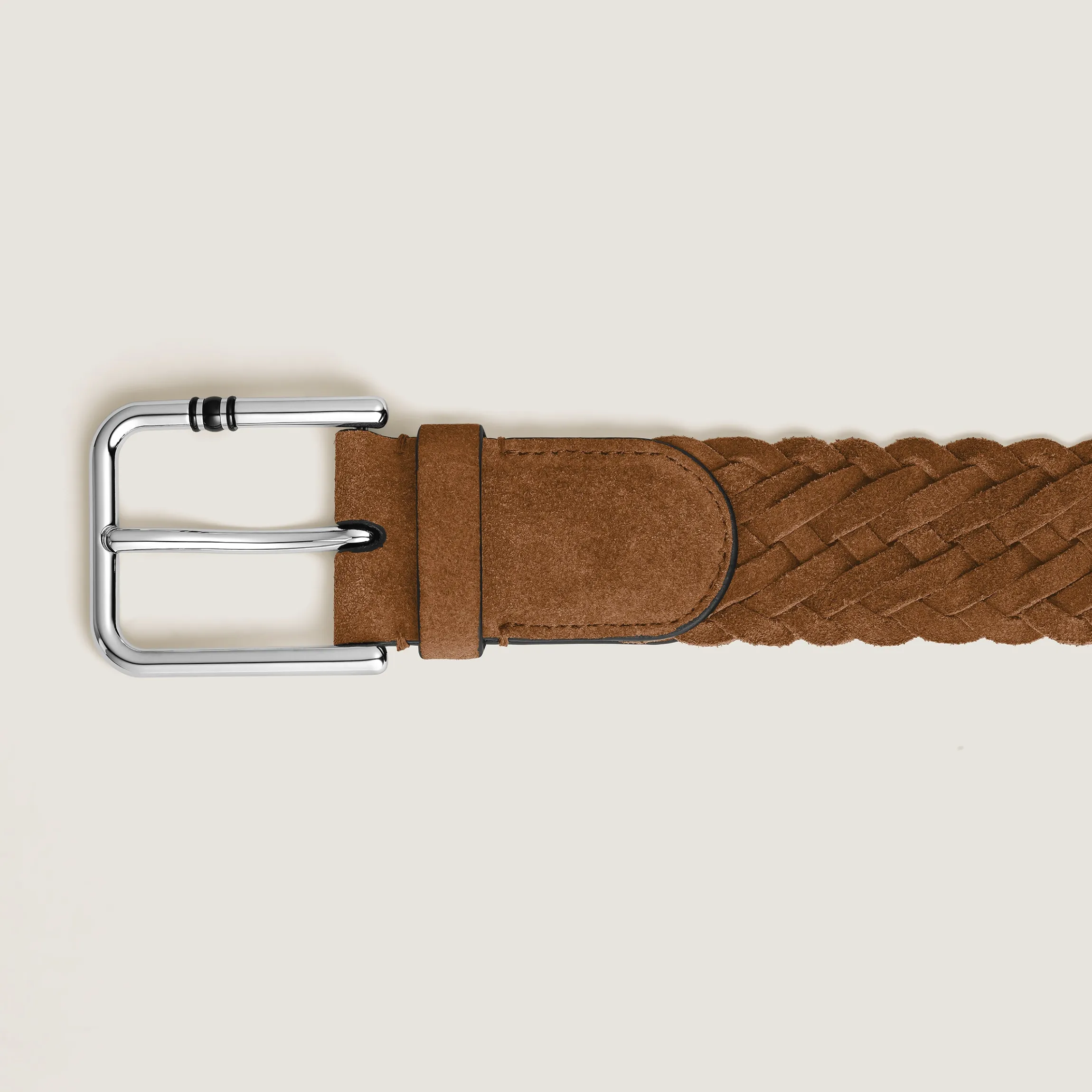 35 mm Belt in Suede with Square Meisterstück Buckle S