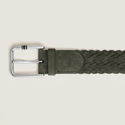 35 mm Belt in Suede with Square Meisterstück Buckle M