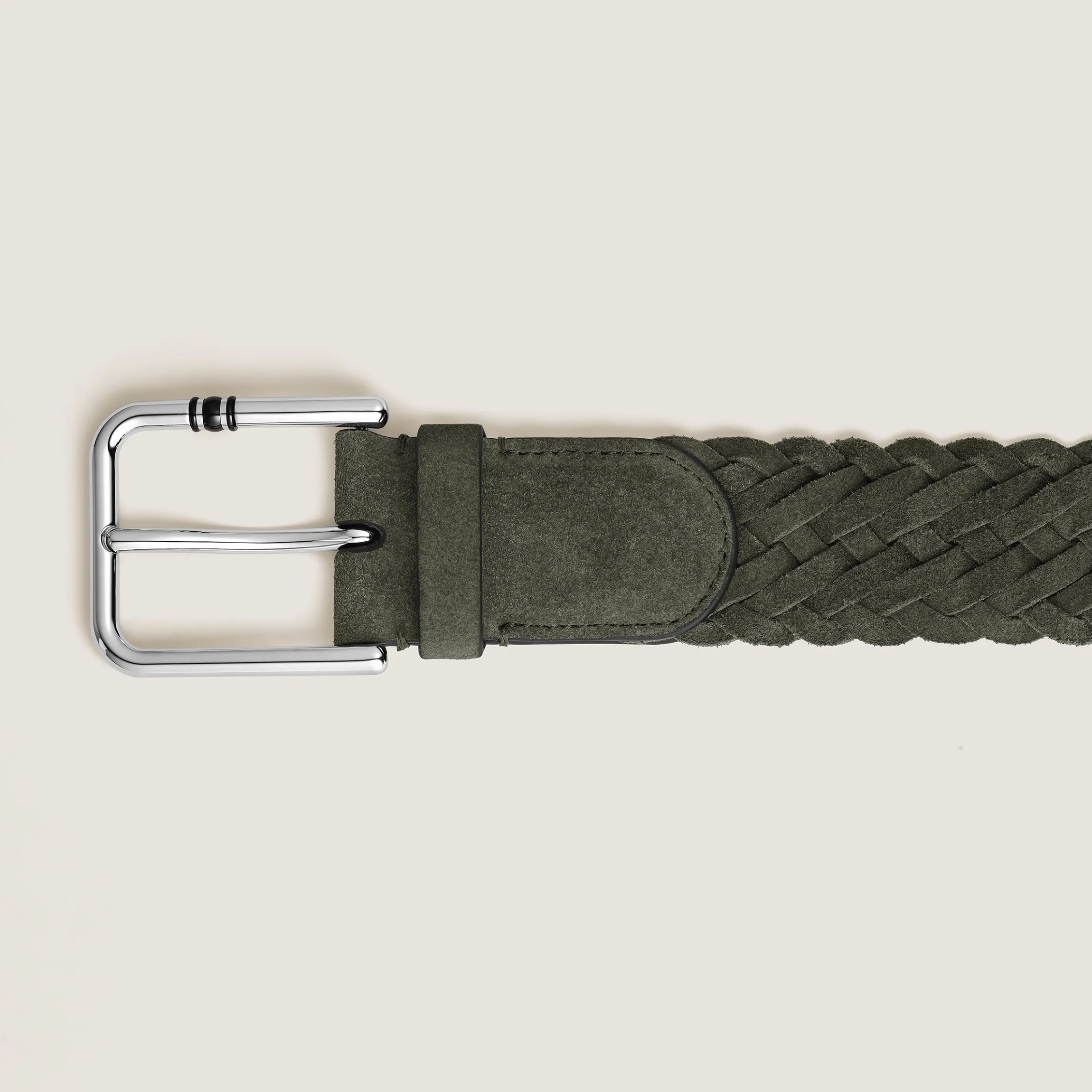 35 mm Belt in Suede with Square Meisterstück Buckle XL
