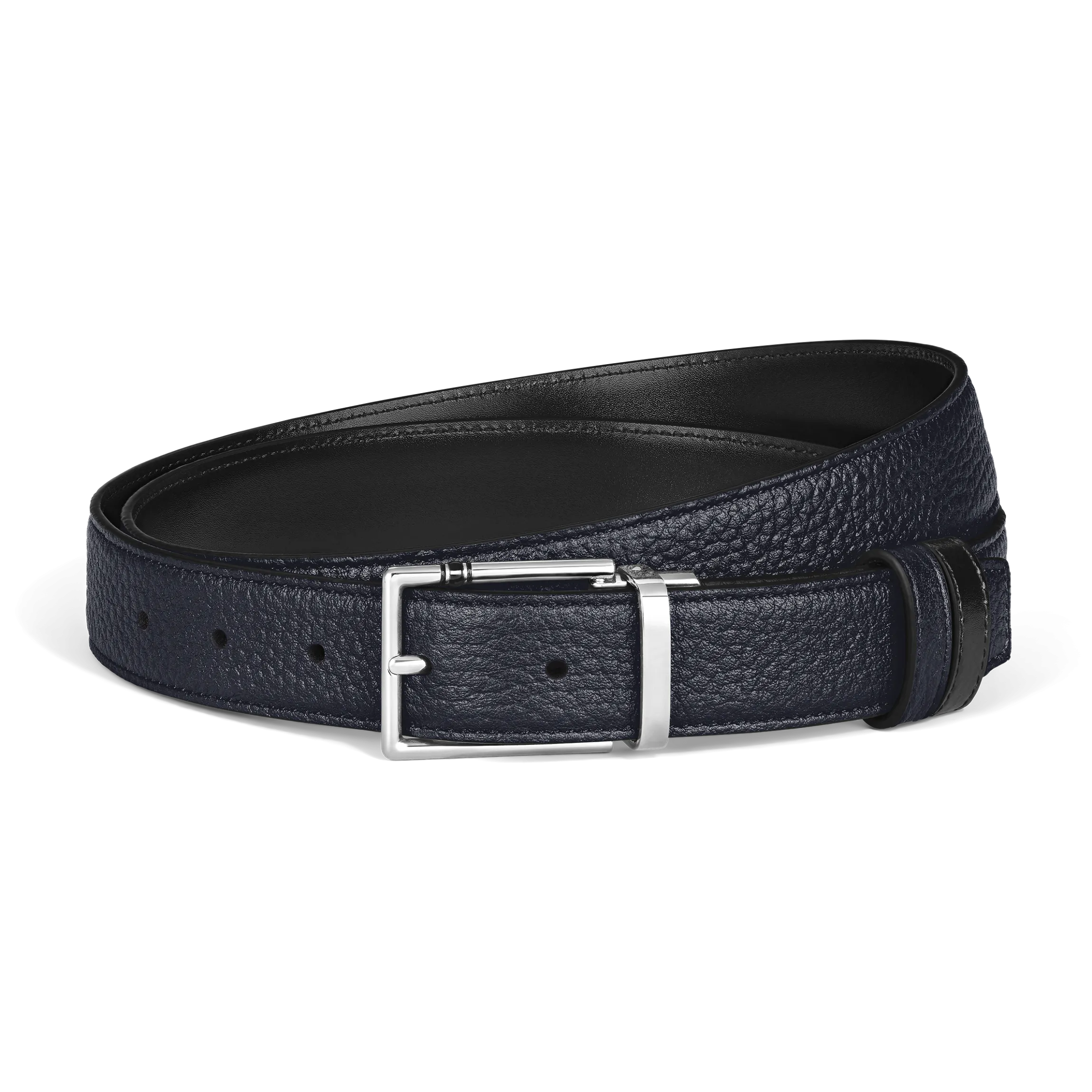 35 mm Reversible Belt in Grain Leather with Rectangular Meisterstück Buckle