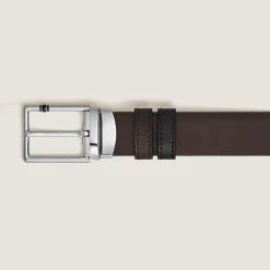30 mm Reversible Belt in Leather with Rectangular Meisterstück Buckle