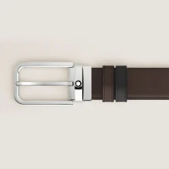 35 mm Reversible Belt in Meisterstück Leather with Rectangular Buckle