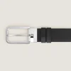 35 mm Reversible Belt in Sartorial Leather with Rectangular Buckle