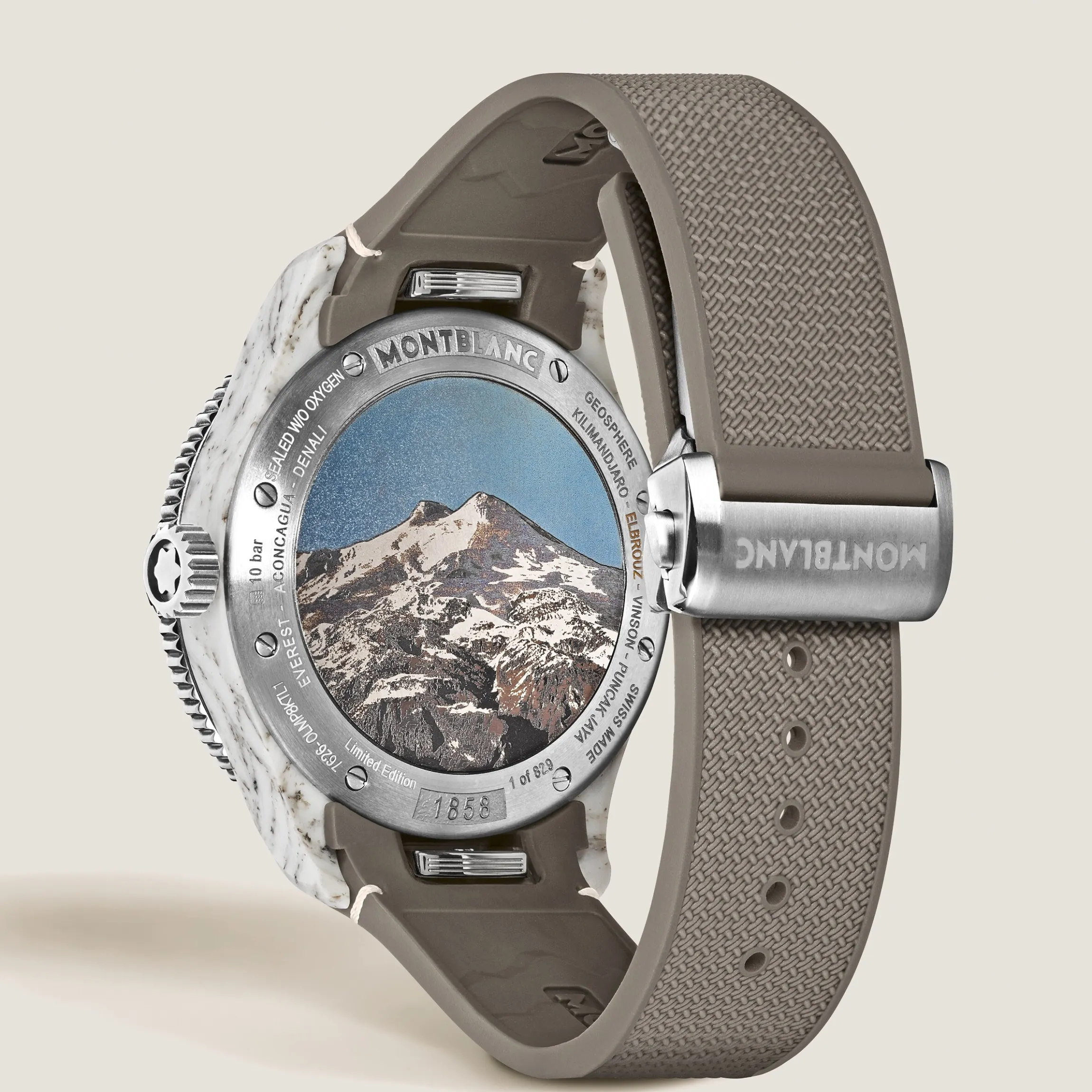 Montblanc 1858 Geosphere 0 Oxygen Mount Elbrouz Limited Edition - 829 pieces