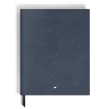 Notebook Large, Saffiano Leather, Blue - Lined Pages