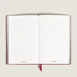 Notebook Large, Saffiano Leather, Red - Lined Pages
