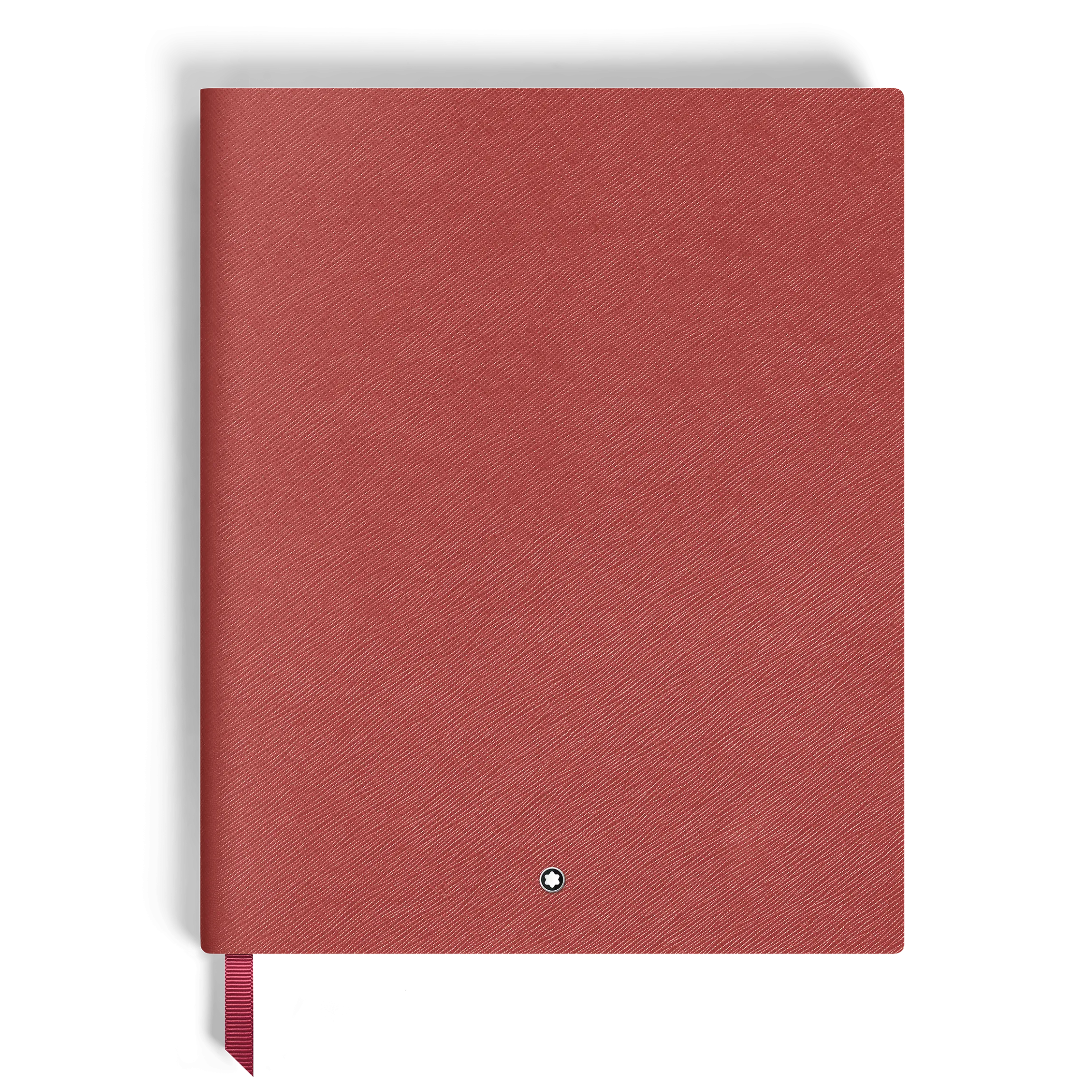 Notebook Large, Saffiano Leather, Red - Lined Pages