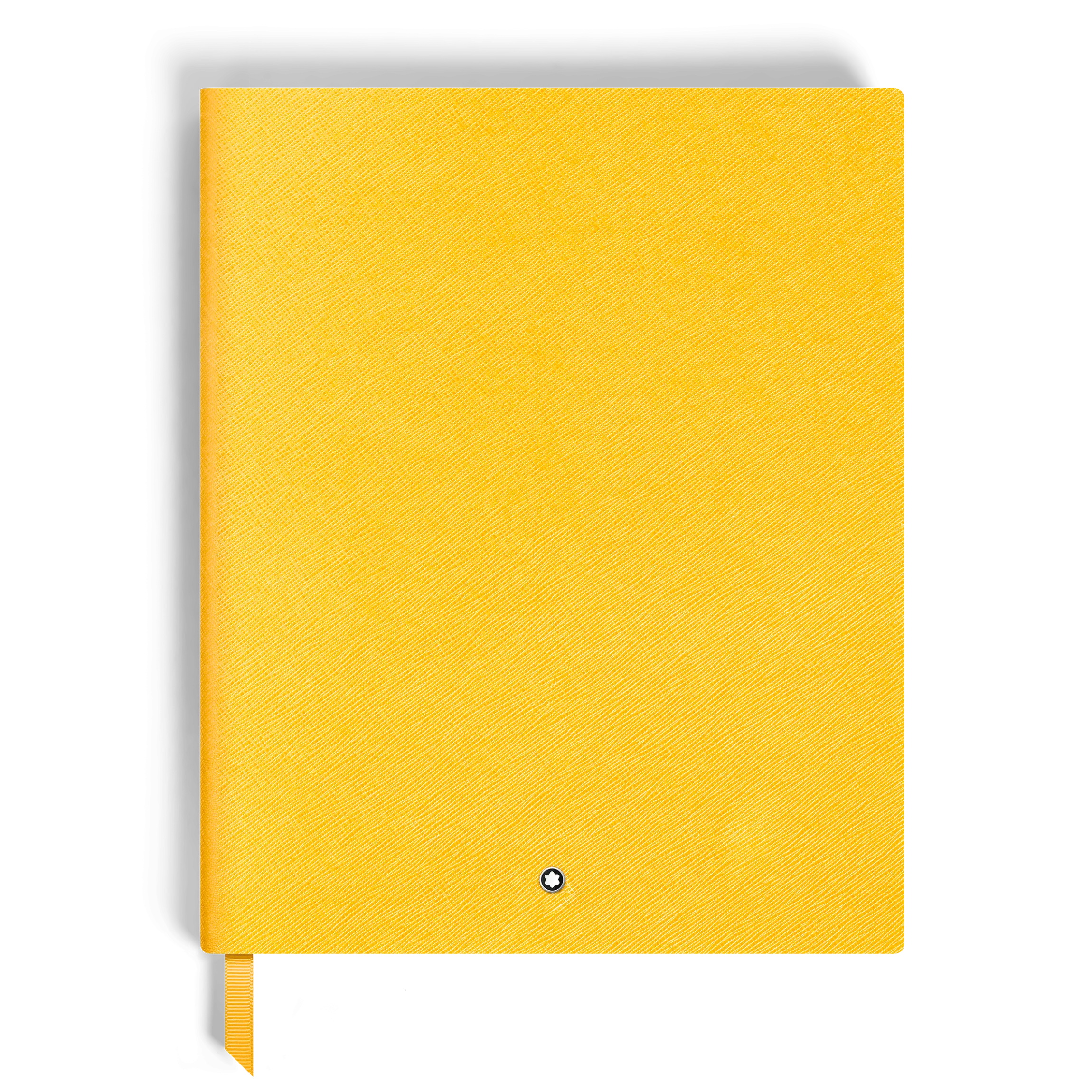 Notebook Large, Saffiano Leather, Modena Yellow - Lined Pages