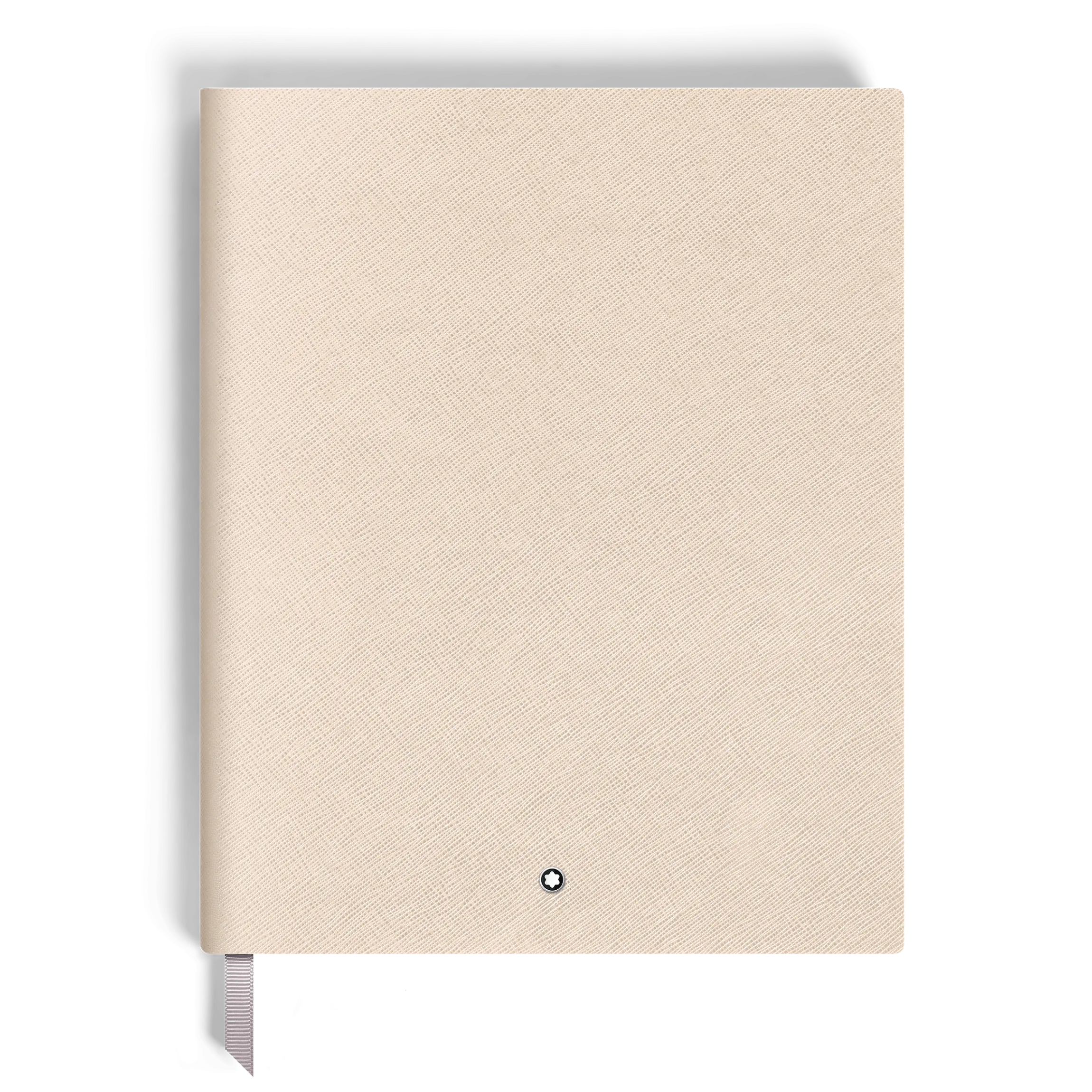 Notebook Large, Saffiano Leather, Cloudy Beige - Lined Pages