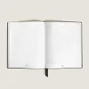 Notebook Large, Saffiano Leather, Black - Squared Pages