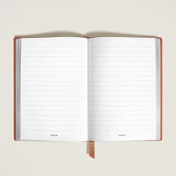 Notebook Medium, Cayenne Leather, Burgundy, Lined Pages