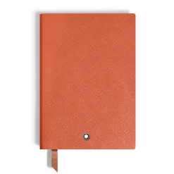 Notebook Medium, Cayenne Leather, Burgundy, Lined Pages