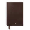 Notebook Medium, Saffiano Leather, Tobacco - Lined Pages