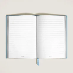 Notebook Medium, Saffiano Leather, Pale Blue - Lined Pages