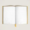 Notebook Medium, Saffiano Leather, Modena Yellow - Lined Pages