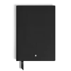 Notebook Medium, Saffiano Leather, Black - Blank Pages