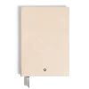 Notebook Medium, Saffiano Leather, Cloudy Beige - Lined Pages