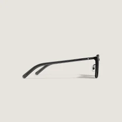 Oval Sunglasses with Acetate Black Frame Sunglasses