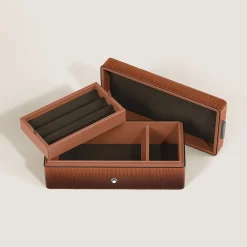 Pen Box in Corteccia Sfumato Leather