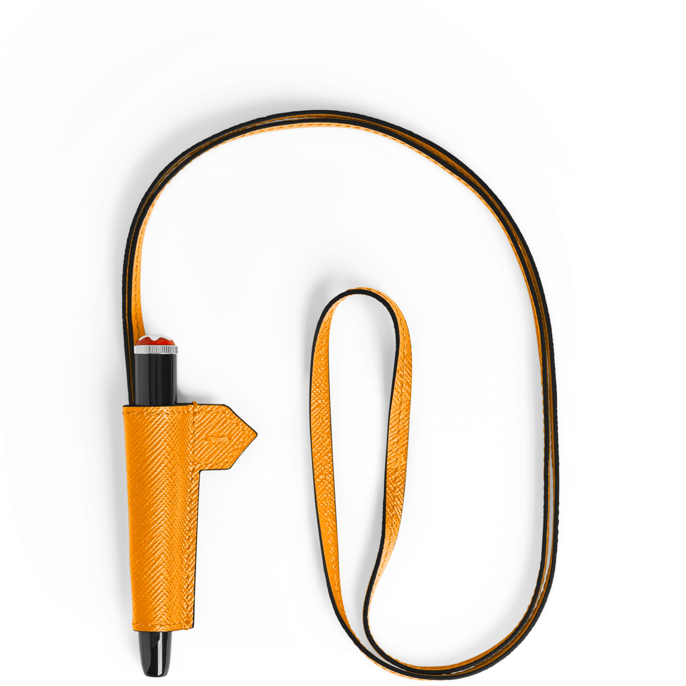 1-Pen Loop Necklace in Sartorial Leather