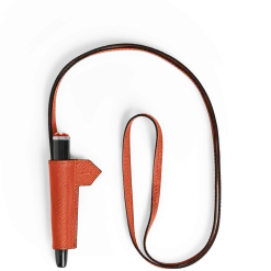 1-Pen Loop Necklace in Sartorial Leather