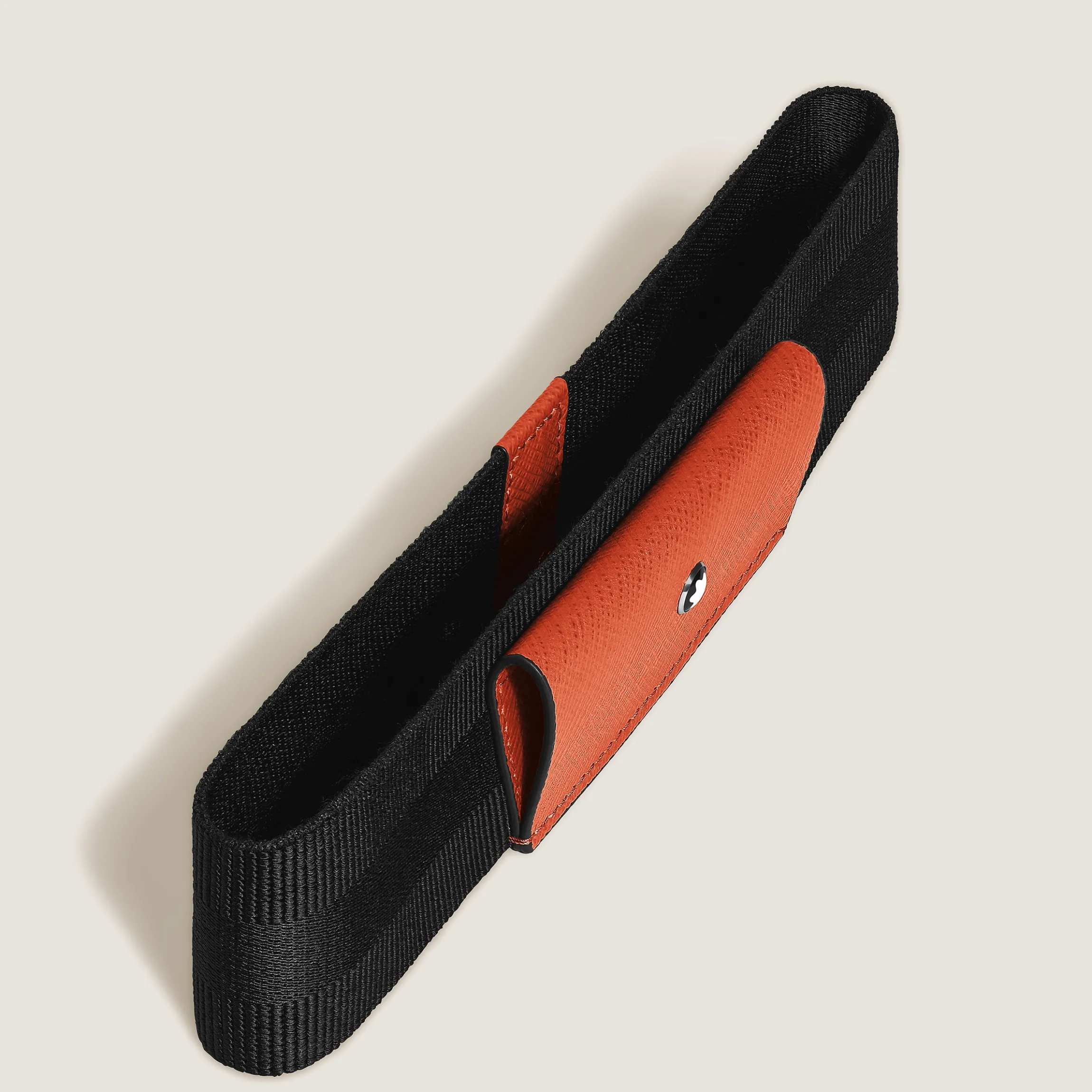 1-Pen Loop with Elastic Band in Sartorial Leather