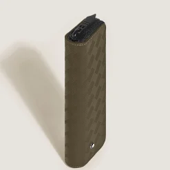 1-Pen Pouch with zip in Extreme Leather
