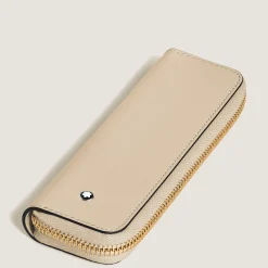1-Pen Pouch with zip in Meisterstück Leather