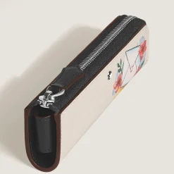 1 Pen Pouch with zip in Sartorial Leather