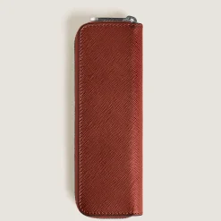 1 Pen Pouch with zip in Sartorial Leather