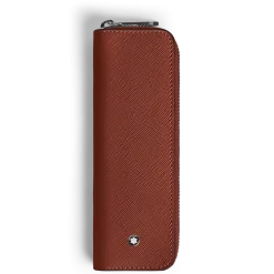 1 Pen Pouch with zip in Sartorial Leather