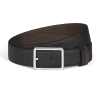 Rectangular 35 mm Reversible Belt in Sartorial Leather