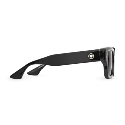 Rectangular Sunglasses with Black Coloured Acetate Frame