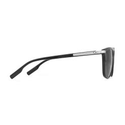 Rectangular Sunglasses with Black-Colored Acetate Frame
