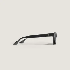 Rectangular Sunglasses with Black Coloured Acetate Frame