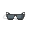 Rectangular Sunglasses with Black Coloured Acetate Frame