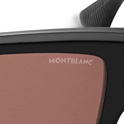 Rectangular Sunglasses with Black Acetate Frame