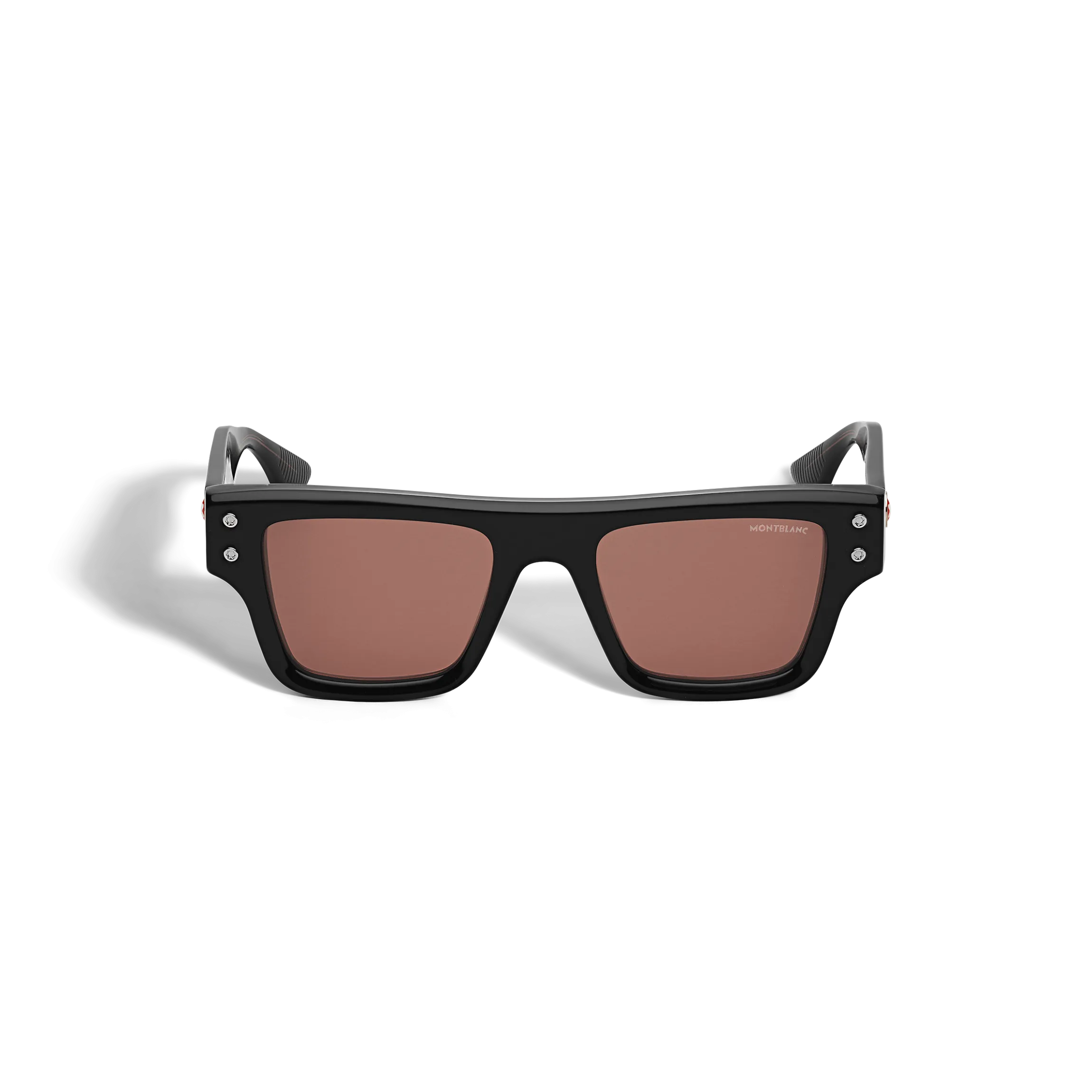 Rectangular Sunglasses with Black Acetate Frame