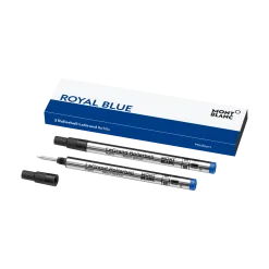 2 Rollerball LeGrand Refills, Royal Blue - Fine