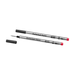 2 Rollerball Refills, Modena Red - Medium