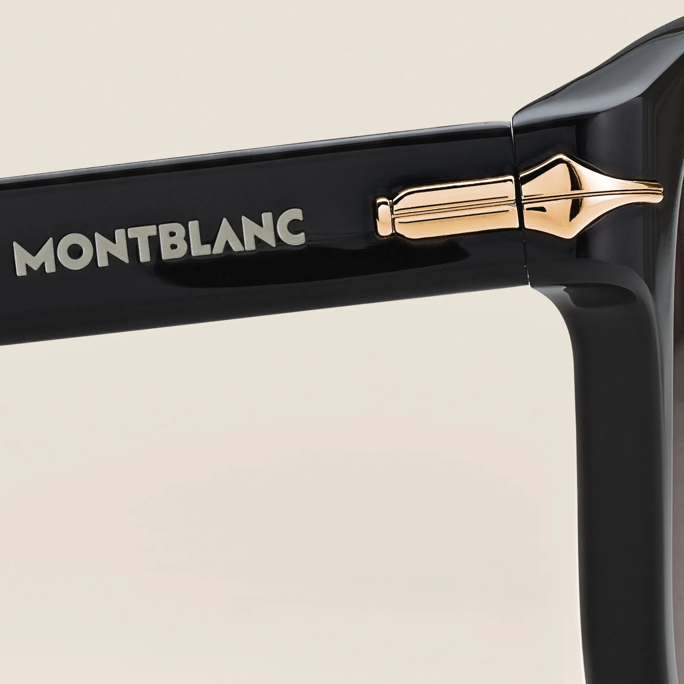 Round Sunglasses with Acetate Black Frame