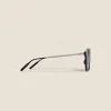 Round Sunglasses with Black Injected Frame