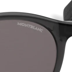 Round Sunglasses with Black injected Acetate Frame