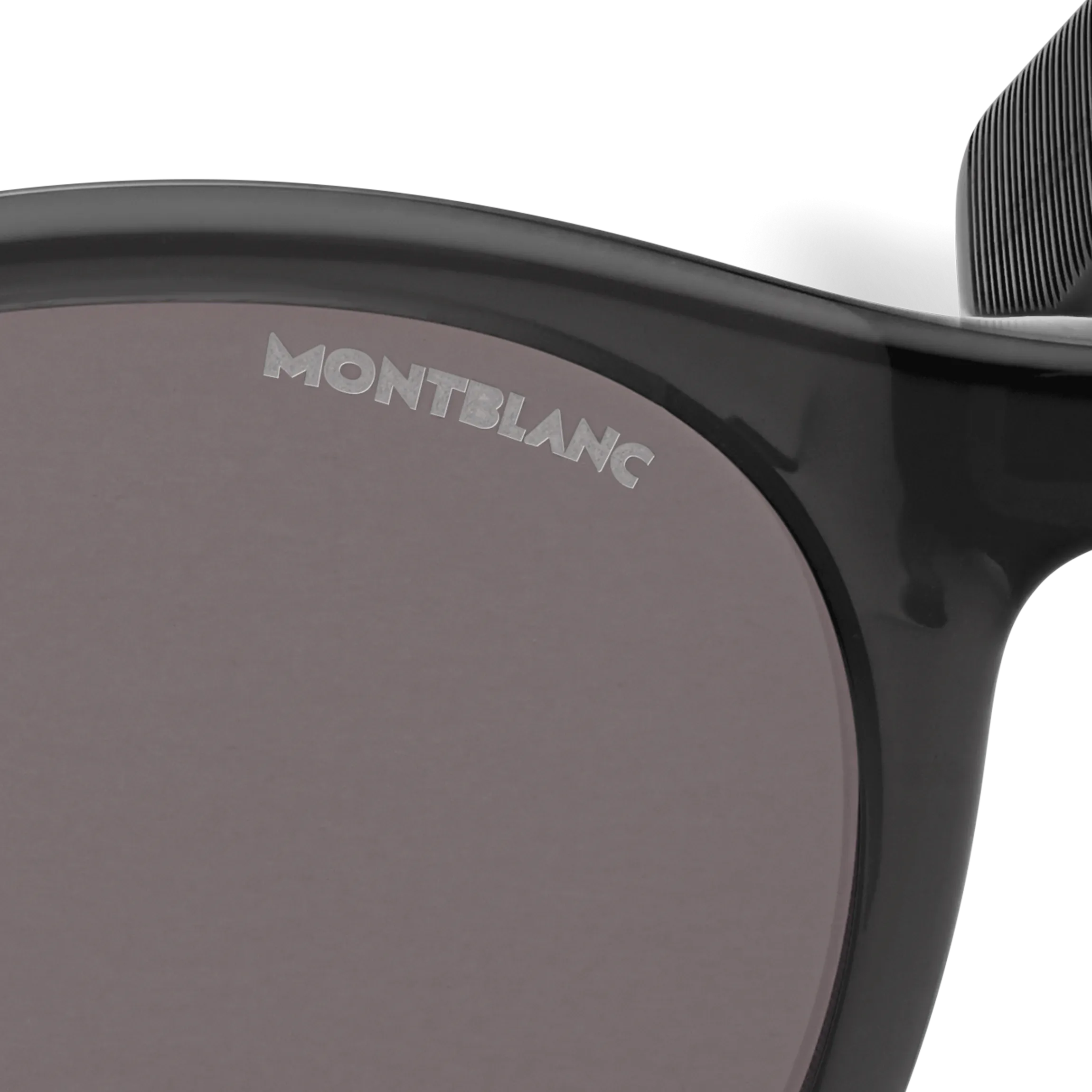 Round Sunglasses with Black injected Acetate Frame