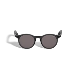 Round Sunglasses with Black injected Acetate Frame