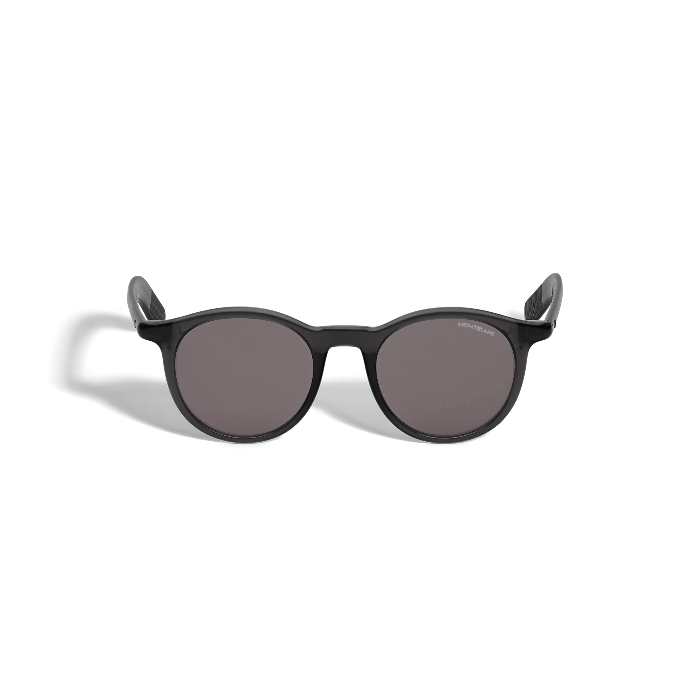 Round Sunglasses with Black injected Acetate Frame